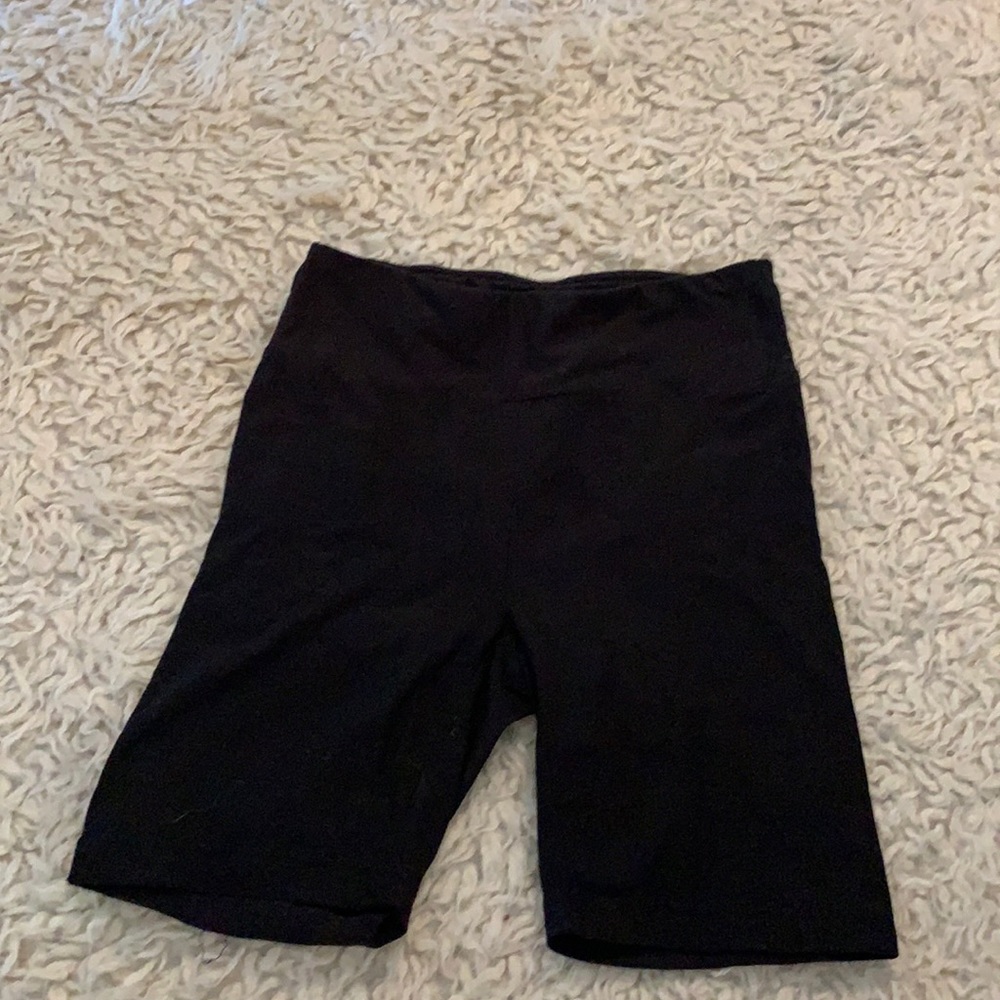 Soft Black Bike Shorts